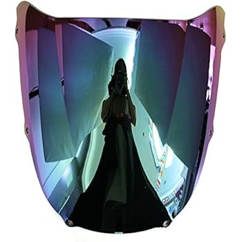 MFS MOTOR Double bubble Windshield Windscreen For Kawasaki Ninja ZX6R 1998 1999