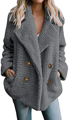 YIHANK 2020Autumn and Winter Women's Pure Color Casual Jacket Winter Fashion Warm Parka Outwear Ladies Coat Fleece Overcoat Cardigan Outwear