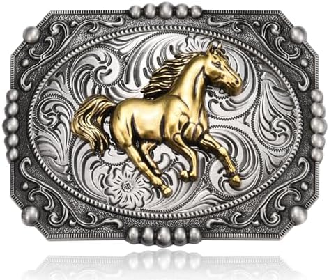 New Heart Belt Buckle Gold Letter T Western Cowgirl Rodeo Silver Tone Initial Letter  main image 4