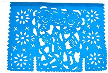 FANMEX Authentic day of the dead mexican papel picado 5 meters - Mexican dia de muertos banners - mexican bunting (Paper) - Image 5