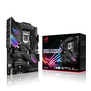 ASUS ROG STRIX Z490-E GAMING 10A Gaming ATX moederbord LGA 1200 met 16 fasen VRM, WiFi 6, Gigabit LAN 2.5, Dual M.2 met…