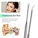 8 Pcs Ear Pick, MUIIGOOD Earwax Removal Kit Ear Cleansing Tool Set, Ear Curette Stainless Steel Ear Hygiene Care Sets with a Cleaning Brush & Storage Box