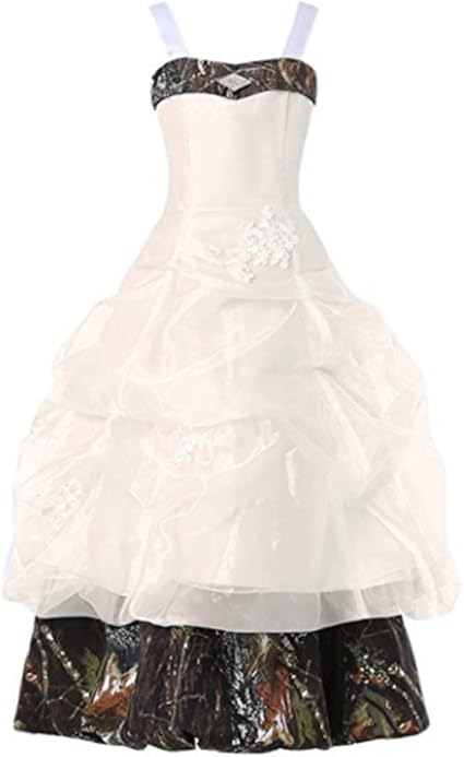 camo flower girl dresses