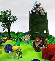 Legend Of Zelda Birthday Cake Topper Set Featuring Link Zelda Phantom Bryne Anjean Chancellor Cole Big Blin Alfonzo Ferrus Spirit Train And Unique Zelda Decorative Elements Amazon Ae