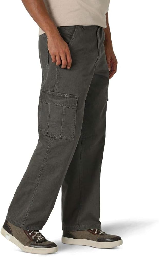Wrangler Authentics Men's Classic Twill Relaxed Fit Cargo Pant at  Men’s Clothing store
