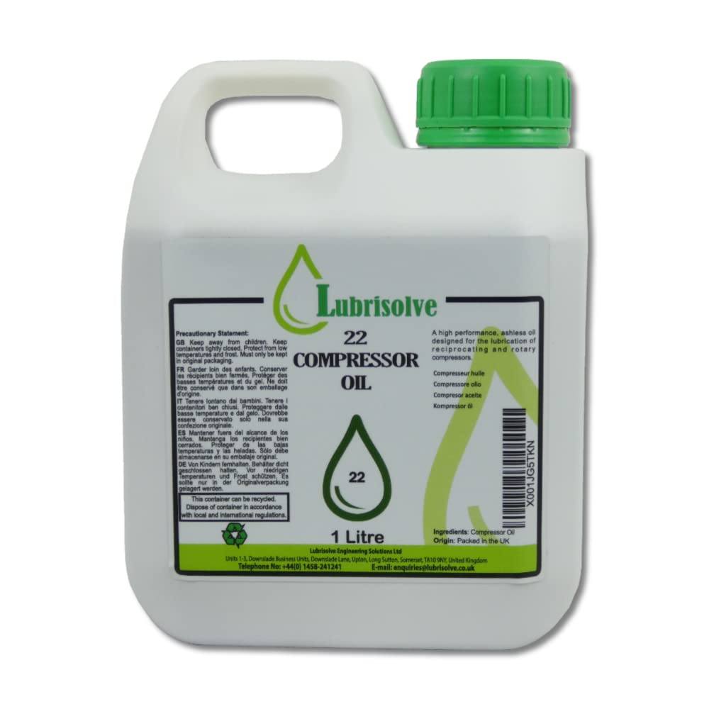 Lubrisolve Compressor Oil 22 1 litre