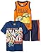 Despicable Me Little Boys' 3pc T-Shirt, Tank, and Short Set, Orange, 6