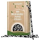 Pirate Birthday Party Paper Straws - Box Of 100 Biodegradable Paper Straws - Made In The USA - Perfect For Birthday Parties