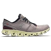 On Mens Cloud X 3 Textile Synthetic Fog Hay Trainers 9.5 US