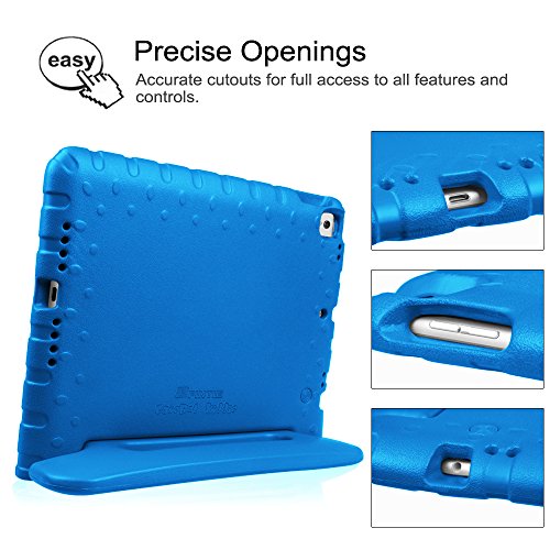 Fintie iPad Pro 10.5 Case - Kiddie Series Light Weight Shock Proof Convertible Handle Stand Bumper Cover [Kids Friendly] for Apple iPad Pro 10.5 Inch 2017 Release Tablet, Blue