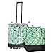 Olympia U.S.A. 2-Piece Rolling Shopper Tote and Cooler Bag, Rain Forest