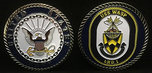 USS Wasp LHD 1 (Enlisted) Challenge Coin