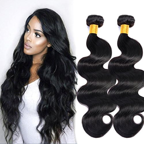 GEM Beauty 7a Brazilian Body Wave Virgin Hair Extensions 3 Bundles Unprocessed Human Hair Weave Brazilian Wavy Hair 1B Color 28 28 28 inch