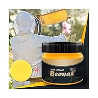 DZTZ Wood Seasoning Wax,Wood Polish Wax Natural Beeswax for Wood & Furniture,Wood Renovation Polishing Wax Polisher Conditioner,Wood Maintenance Care Wax,Furniture Beautify (100g)