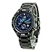 CURREN Analog Blue Hands & Details in Dial Black Band Men Watch