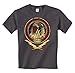 America's Original Motorcycle Rider -Indian Chief Skull Lightning Mens T-Shirt XL Charcoal