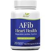 AFib Heart Health - Regulates Cardiac Rhythm - Reduces palpitations, Dizziness, and lightheadedness - Support and Maintain a Healthy Heart Rhythm -100% Herbal and Natural