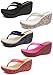 Ipanema Brasil Lipstick Thong Womens Wedge Flip Flops