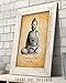 Don't Be a Dick by Buddha - 11x14 Unframed Print, Vintage Humorous Poster, Funny Quote Poster and Home Decorations, Classic Spiritual Print, Great Inspirational and Motivational Gift