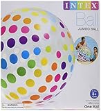 Intex Jumbo Inflatable Big Panel Colorful Giant Beach Ball (Set of 4) | 59065EP