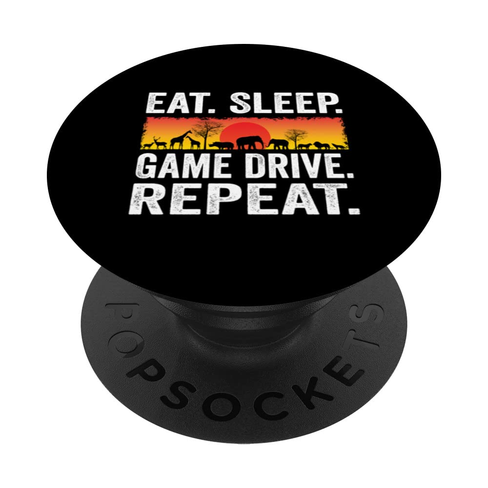 Safari Family Vacation Design For An African Jungle Tour PopSockets Swappable PopGrip