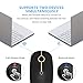 2.4GHz Wireless Bluetooth Mouse, Jelly Comb Dual Mode Slim Wireless Mouse with 2400 DPI for PC, Laptop, Mac, Android, Windows - Black and Gold