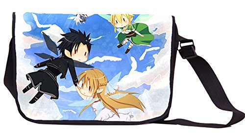 Siawasey Sword Art Online Anime Kirigaya Kirito Messenger Bag Backpack Shoulder Bag - Image 22