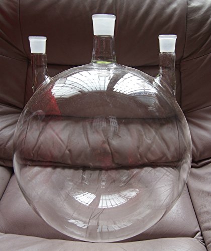 Deschem 20L,3-Neck,Glass Flask,Round Bottom,20000ml,Center Joint 34/35,Side Joints 24/40