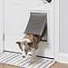 PetSafe Extreme Weather Pet Door - Insulated Weather-Resistant Dog & Cat Door with Durable Plastic Frame - Maximum Energy-Saving Efficiency - Small - for Dogs & Cats up to 15 lbs