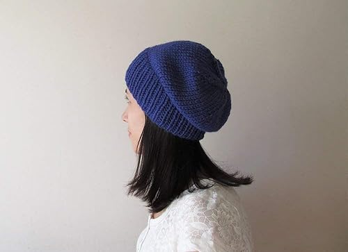 royal blue knit hat