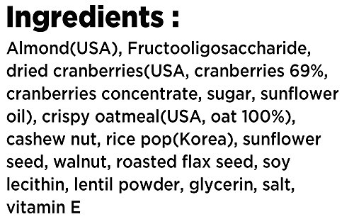image for Dano Bar (10 Count), Whole Nuts and Granola Bar, Sugar Free, Gluten Fr