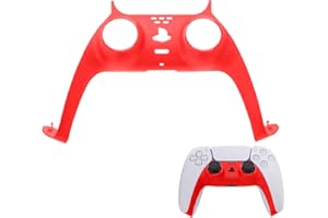 OLYGIVE Red PS5 Controller Plate, PS5 Controller Faceplate, PS5 Controller Accessories - Red