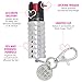 Pepper Spray Keychain for Women – Fashionable & Powerful, our 10% OC, No Gel Sprays Long Range and is Specifically Designed for Women, Safe, Accessible, Easy to Use, No Accidents, and Refillable