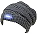 H-6007-70 Day/Night Outdoor Camping Winter Knit Hat Light Up Beanie - Charcoal