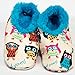 Owl Yours Fuzzy Feet Womens Slippers - Large/X-Large Off White