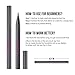 Docolor Liquid Eyeliner Pen Waterproof Smudge-proof Fast Dry Eye Makeup Liner for Wing or Cat Eye Black Color (PACKAGE CHANGING)
