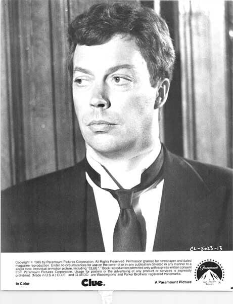 Photographs - Tim Curry 1985 8x10 inch photo portrait in tuxedo from Clue