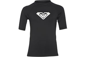 Roxy Girls' Whole Hearted Short Sleeve Rashguard
