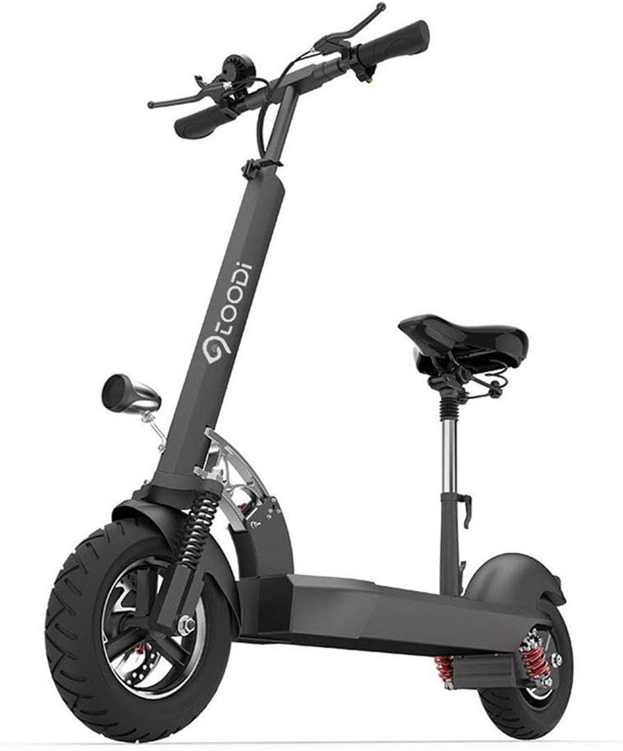 QIONGS Electric Scooter Electric Folding Scooters Adult Foot Scooter Folding Lithium Battery Travel Skateboard,20-40KM