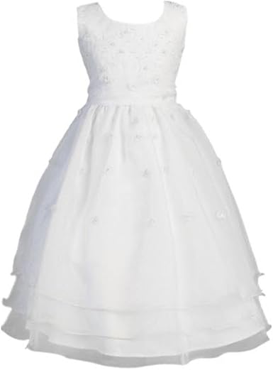organza communion dresses