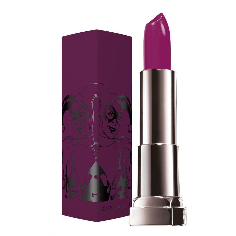 Maybelline New York Color Sensational Long Lasting Lipstick Limited Edition Be That Girl for Hydrated Lips and Intense Colour Harley Quinn 885 Midnight Merlot