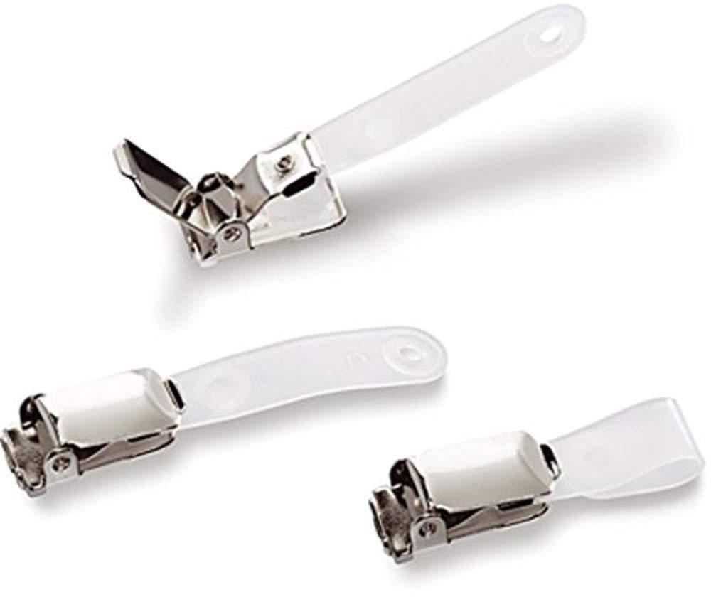 GBC Badge Clips with Nylon Strap - Silver