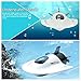 SZJJX RC Submarine Mini 27MHz 4CH High Powered Speed Electric Radio Remote Control Submersible Boats Toys White