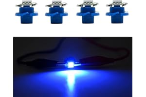 Mingrui test 4Pcs Blue LED Dashboard Dash Gauge Instrument Light Bulbs Kit for VW Beetle for Golf Mk3 Mk4 for Jetta MK3 MK4 Passat B5 B5.5 Tachometer Speedometer General Instrument Illumination