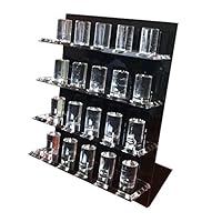Luxuriant July Acrylic Ring Display Holder Stand Jewelry Organizer Storage Display case Hanger Rack Tower 20 Slots