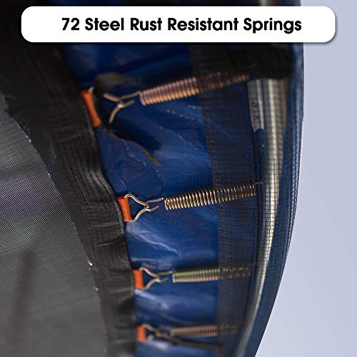 LONABR 12-Foot Trampoline Combo Bounce Jump Trampoline with Safety Enclosure Net and Spring Pad