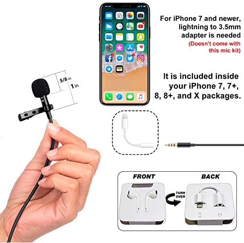 Compact microphone attachment for cameras, compatible with DSLRs, for recording video.