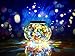 AOMOMO Solar Powered Waterproof Color Changing Mosaic Glass Ball LED Lights, Rainbow