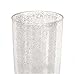 Oojami 30pc Clear Plastic With Silver Glitter Classicware Glass Like Champagne Wedding Parties Toasting Flutes