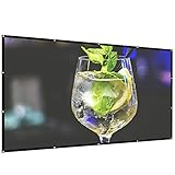 AZONE1 Portable Projector Screen 100 inch,Outdoor Projector Screen Foldable HD Video Movie Projection Screen for Home Theater TV Gaming -Works with 4K DLP LED LCD Mini Projectors